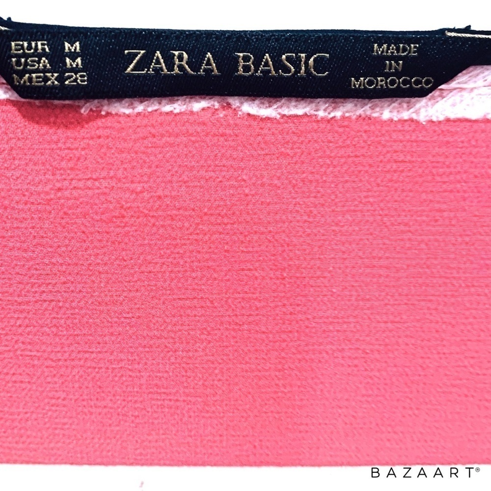 Zara Basic Zip Front Shift Dress Sz:M - Picture 4 of 5